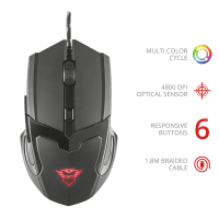 Trust Mouse GXT101 GAV Optical Gaming Mouse
