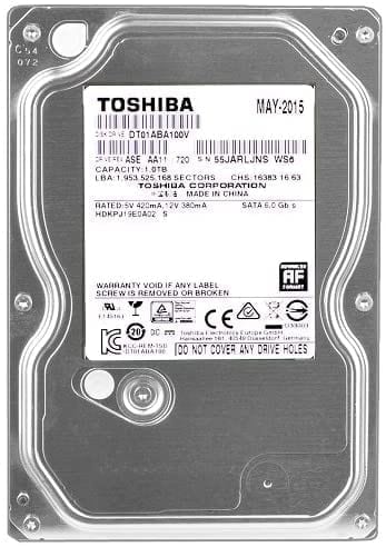 Toshiba DT01ABA100V 1 Terabyte