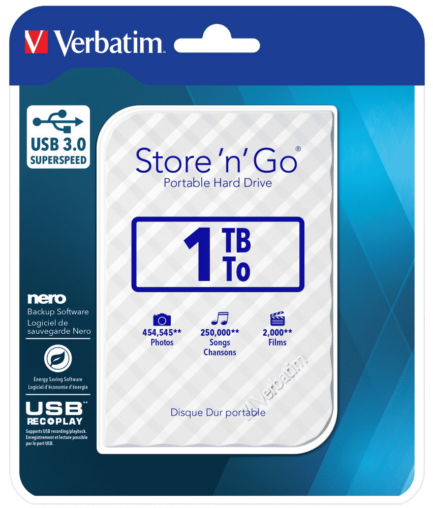 Verbatim External HDD 2.5" 1TB USB3.0