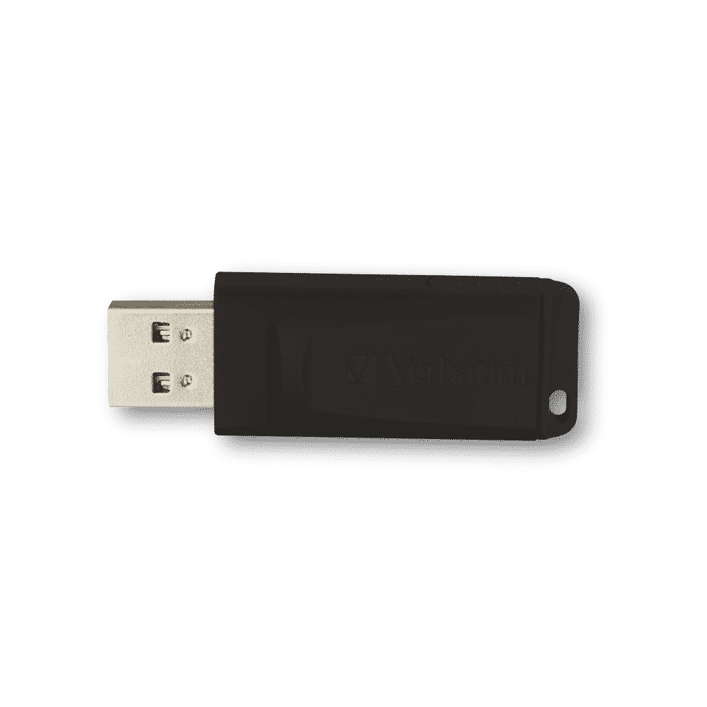 Verbatim Flash Drive USB 2.0 32GB, Slider Drive, black