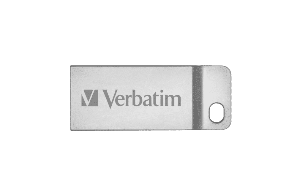 Verbatim Flash Drive USB 16GB, Metal Executive, Silver