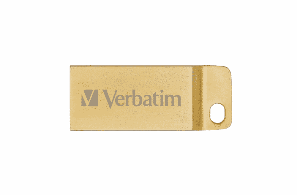 Verbatim Flash Drive USB 3.0 16GB, Metal Executive, Gold