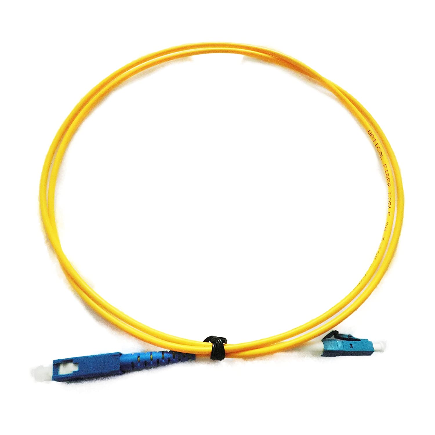 Allstrong Fiber Optic Patch Cable, Single Mode, 9/125 Simplex, SC-SC/APC, 3.0m