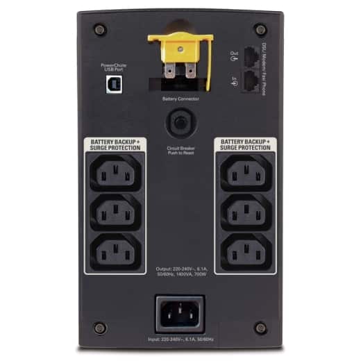 BX1400UI-APC UPS 1400 VA