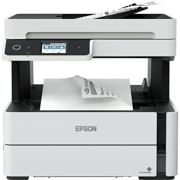 Epson Printer EcoTank Wireless Monochrome All-in-One Supertank, Ethernet, ET-M3170
