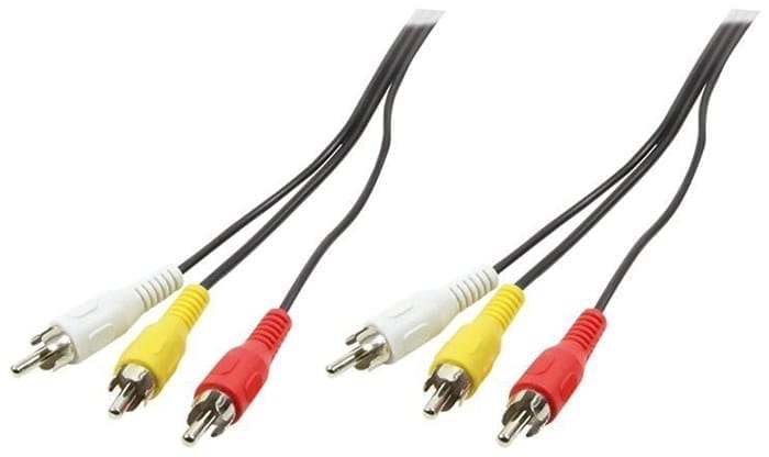Logilink Audio / Video cable, 2x3 Cinch male, 1,5m