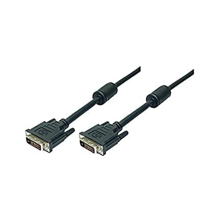 LogiLink DVI Cable 2x male Dual Link black 2 meter