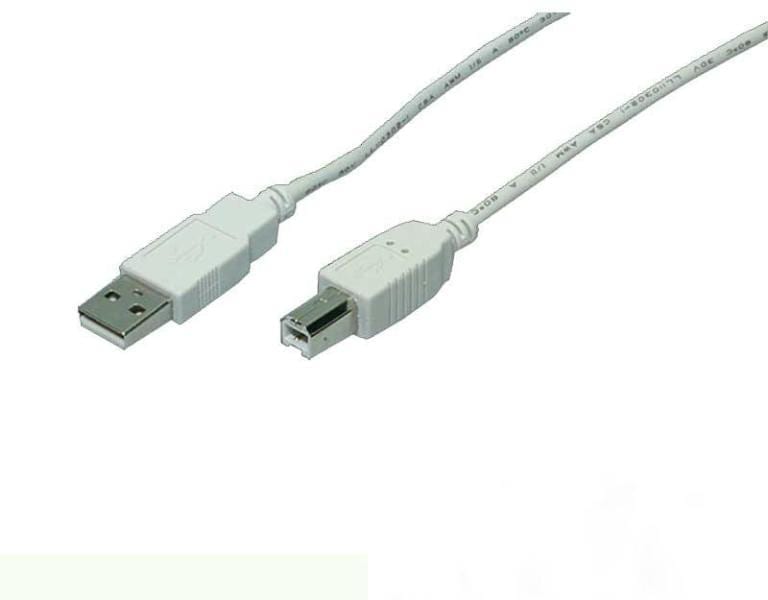 LogiLink Cable USB 2.0, 3m, Hi-speed, Grey