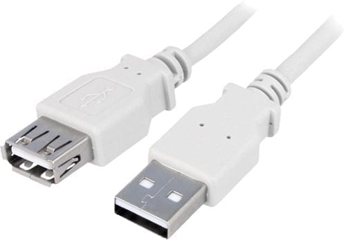LogiLink Cable USB extension USB 2.0 a to a male female grey 3 meter