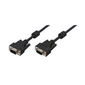 LogiLink VGA connection cable 2x male black 1,80 m
