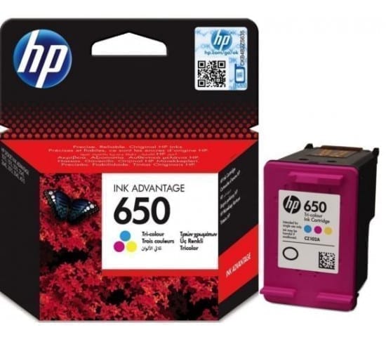 (CZ102AE)HP Ink/Crtg. Nr.650 Deskjet Ink Advantage 2515 Col