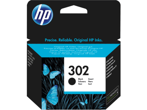 (F6U66AE)HP Ink Cartridge 302 Black Original