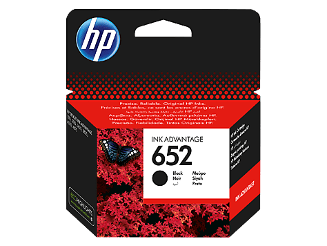 (F6V25AE)HP Ink/Crtg. Nr.652 blk, HP DeskJet Ink Advantage 3835