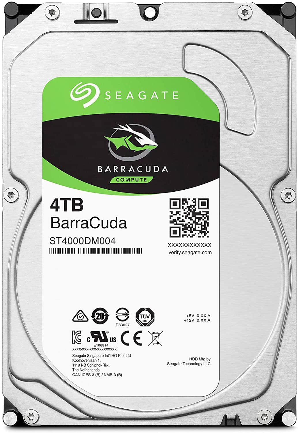 Seagate HDD 4TB 256MB 3.5" SATA 6.0Gb/s,5400rpm, Barracuda