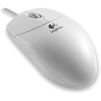 Logitech Mouse Optical PS/2, S96, White + Labtec Keyboard Plus, White