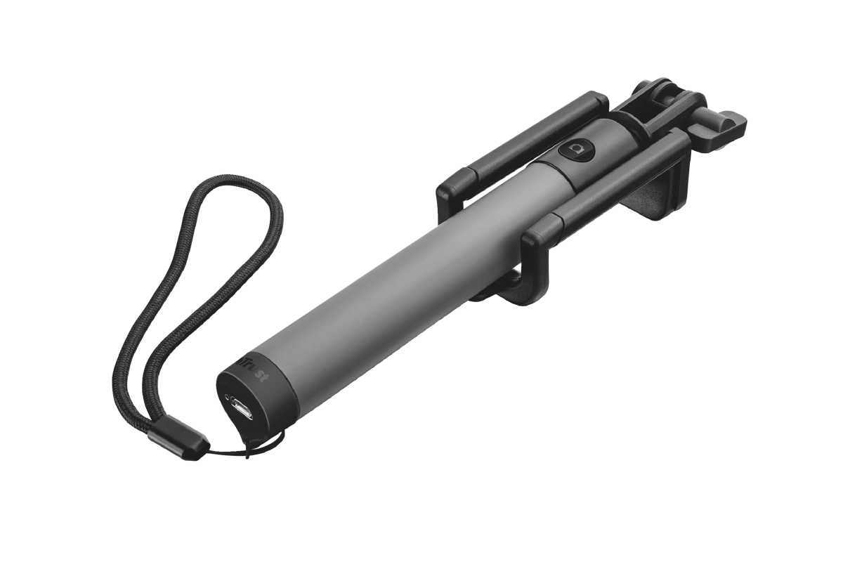 Bluetooth Foldable Selfie Stick - black