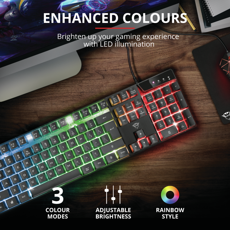 GXT 835 Azor Illuminated Gaming Keyboard - Figura 3