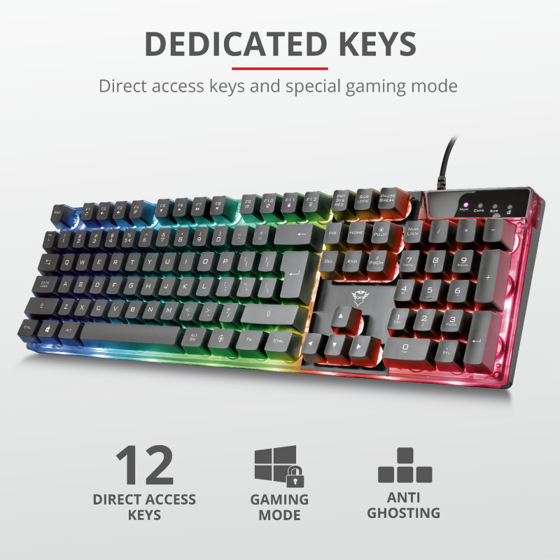 GXT 835 Azor Illuminated Gaming Keyboard - Figura 2
