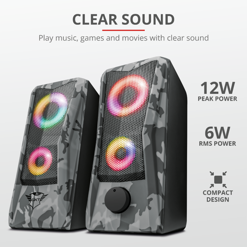 GXT 606 Javv RGB-Illuminated 2.0 Speaker - Figura 3