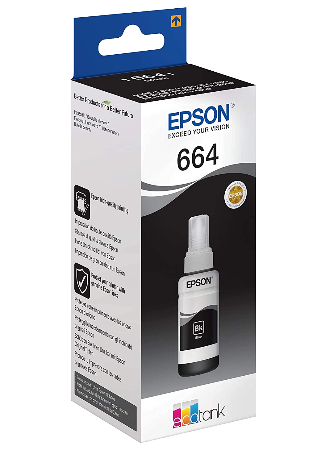 Epson 664 EcoTank Ink Black