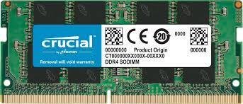 Crucial Ram, 16GB, DDR4, 3200MHz, SO-DIMM, Memory Module (PC4-25600)