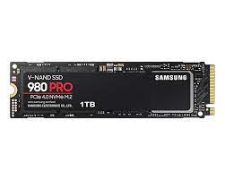 Samsung SSD, M.2, 1TB, NVMe, 980 Pro, PCIe Gen 4.0 x4, NVMe 1.3c, up to Read 7,000MB/s, Write 5000MB/s