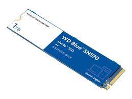 WD SSD, M.2, 1TB, NVMe, SN570, Gen3 x4 PCIe 8Gb/s, M.2 2280, Up to 3,500 MB/s, Blue